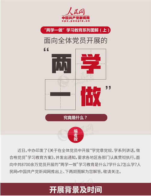 圖解：面向全體黨員開(kāi)展的“兩學(xué)一做”究竟是什么？