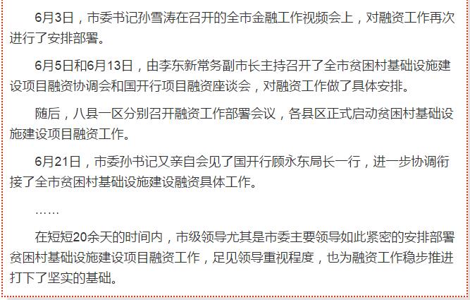 國開(kāi)行支持貧困村基礎設施建設，隴南究竟能分得多大“蛋糕”？