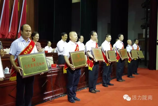 隴南市紀念建黨95周年暨表彰大會(huì )隆重召開(kāi)