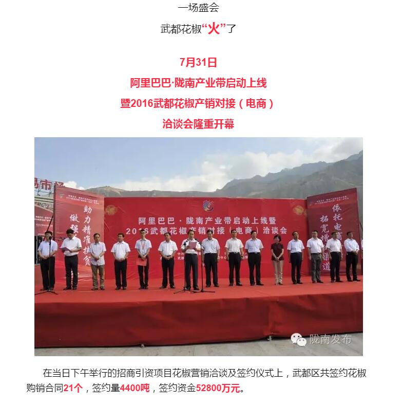 5.28億！一場(chǎng)盛會(huì )，武都花椒“火”了