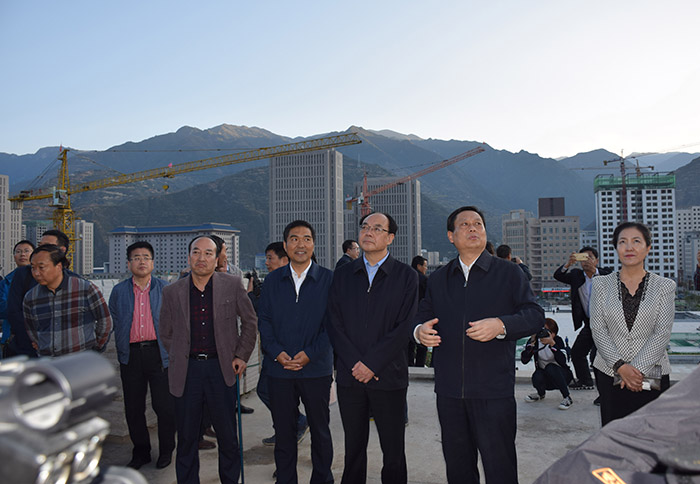 全國、省市政協(xié)委員體驗蘭渝鐵路、視察階州廣場(chǎng)