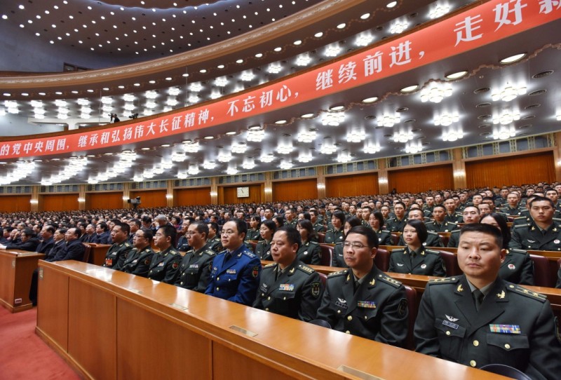 紀念紅軍長(cháng)征勝利80周年大會(huì )在京舉行 習近平出席大會(huì )