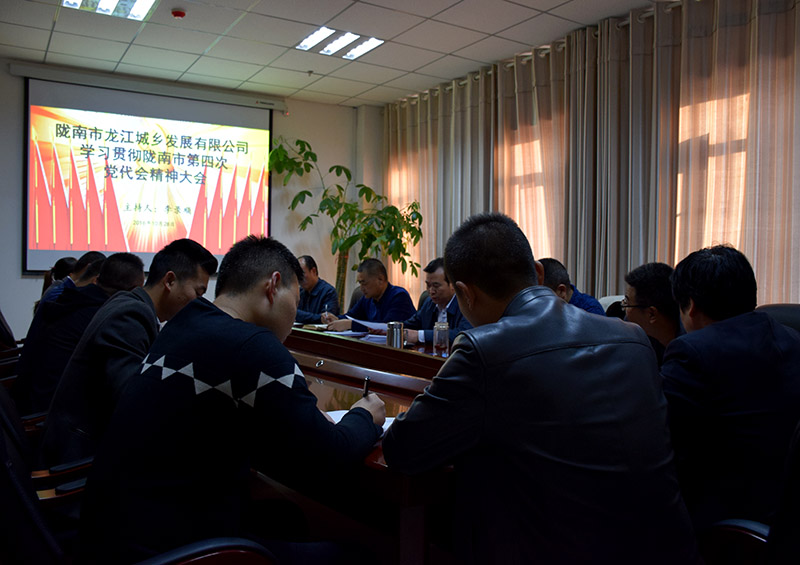 公司認真傳達學(xué)習市第四次黨代會(huì )精神