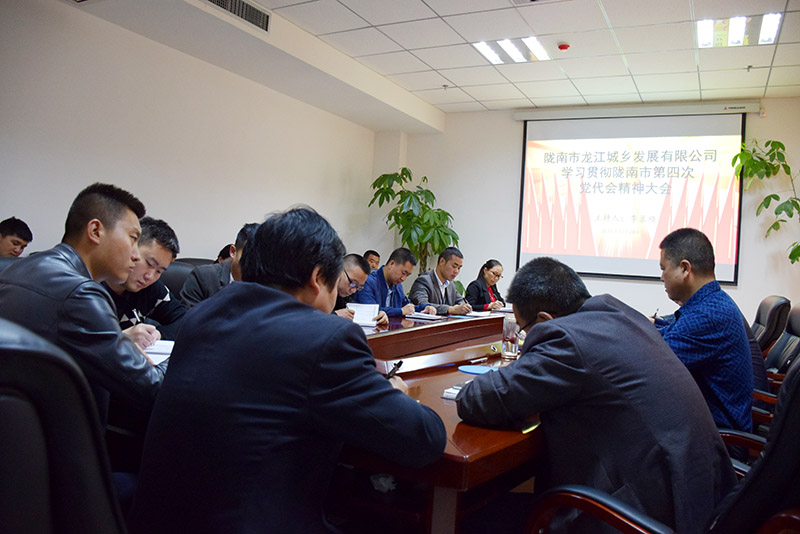 公司認真傳達學(xué)習市第四次黨代會(huì )精神